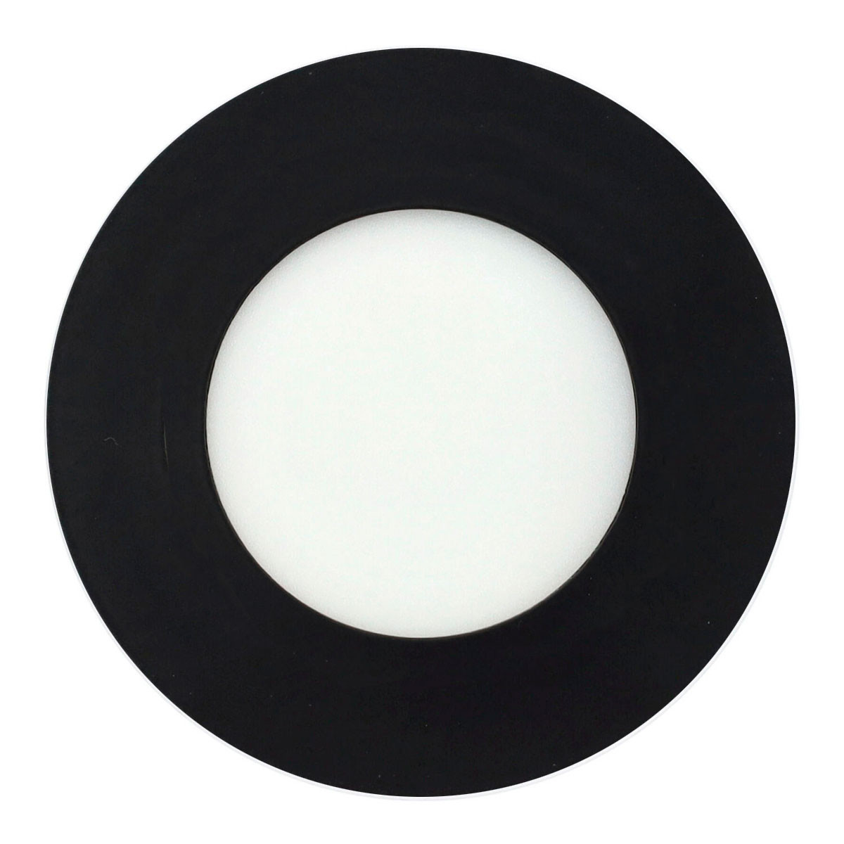 Downlight panel 3W redondo NEGRO