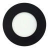 Panneau downlight 3W rond NOIR