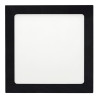 Downlight panel 18W cuadrado NEGRO