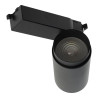 Projetor de calha LED preto de 30W ângulo ajustável 3CCT