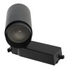Foco carril led 30W negro ángulo ajustable 3CCT