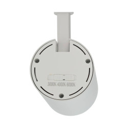 Spot à rail à LED blanche de 30W à angle réglable 3CCT