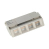 Projetor LED de calha linear 12W branco ajustável