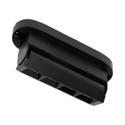 Foco Carril LED lineal 12W orientable negro