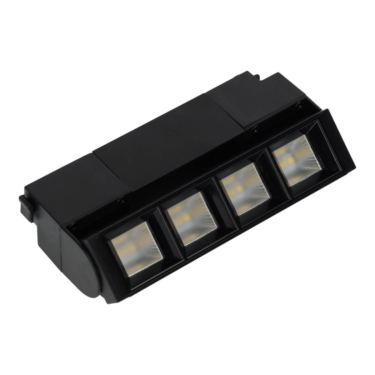 Foco Carril LED lineal 12W orientable negro