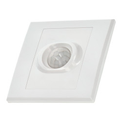 Sensor de movimiento empotrable cuadrado 160º