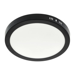 LED Ceiling Lamp 24W Round Black