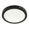Plafón LED 24W Redondo Negro