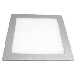 Downlight - SILVER Square 18W Panel