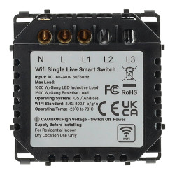 Wifi touch switch 1 gang