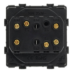 Interruptor doble conmutado 10A