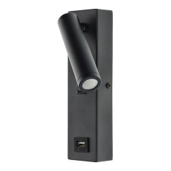 APLIQUE ALUMINIO LED 3W USB